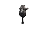 Ventes 403701Z Önü açık Tek Bant 8 cm Kadeh Topuk Küt Burun Kadın Topuklu Abiye Ayakkabı - 8