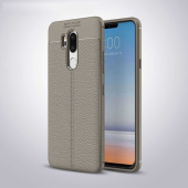 LG G7 Kılıf Zore Niss Deri Desenli Silikon Kılıf - 4