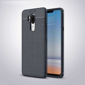 LG G7 Kılıf Zore Niss Deri Desenli Silikon Kılıf - 5