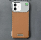 iPhone 16 Plus Parfümlü Koku Hazneli MagSafe Uyumlu Deri Kılıf thumbnail 5