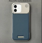 iPhone 16 Plus Parfümlü Koku Hazneli MagSafe Uyumlu Deri Kılıf thumbnail 1