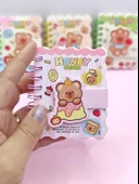 Honey Bear Cırtlı Cep Boy Sevimli Ayıcık Mini Not Defteri (7x8 cm) - Pembe - 2