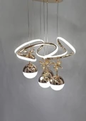 4 TOPLU GOLD LED AVİZE - 3