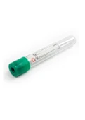 Kruuse 10 Ml Vakumlu Yeşil Kapaklı Lityum/Heparinli Tüp. 100'lü Paket - 2