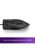 7500 SerisiAzur Buharlı Ütü 3200W, 55g/dk Sürekli Buhar, 260g Şok Buhar, DST7511/80 - 2