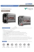 Lexron 1200 Watt 12V Modifiye Sinüs İnverter Lexron - 3