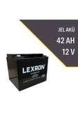 Lexron 42AH-12V Jel Akü Elektrikli Araç Aküsü - 1