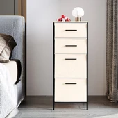 Çok Amaçlı Dolap 4 Çekmeceli Komodin Sehpa Çam 1613 - 5