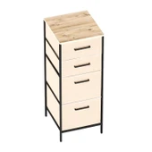 Çok Amaçlı Dolap 4 Çekmeceli Komodin Sehpa Çam 1613 - 7