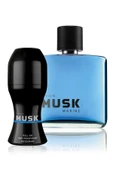 AVON Musk Marine Erkek Parfüm ve Musk Marine Erkek Rollon Seti - 1