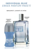 AVON Individual Blue Erkek Parfüm ve Rollon İkili Set - 1