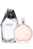 AVON Perceive Erkek Parfüm Ve Wish Of Love Kadın Parfüm Paketi - 1