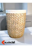 Yenigeldi (Y:60XG:45XTG:30 CM) 1 Adet Banyo,mutfak Ve Yatak Odası Için Dekoratif Hasır Sepet Yen240019b - 1