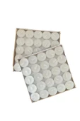 Villarosso 100 Adet Tealight Mum Ekonomik - Kokusuz - 2