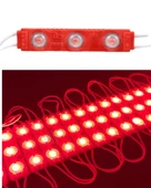 Kırmızı 3 Ledli Kablolu Parmak Led 12 v 5 adet - 1