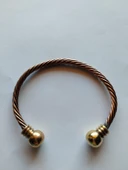 Viking Model Saf Bakır El Yapımı Bileklik Ayarlanabılır Şık Aksesuar Hediyeli - 2