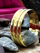 14 Ayar Hediyelik Takı Bileziği 7 mm Düz Bombe thumbnail 1