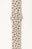 Apple Watch 42/44/45/46/49mm Kordon Kabartmalı Gonca Kiraz Silikon Kordon 2/3/4/5/6/se/7/8/9/10/ultra - 4