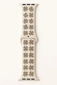 Apple Watch 42/44/45/46/49mm Kordon Kabartmalı Gonca Kiraz Silikon Kordon 2/3/4/5/6/se/7/8/9/10/ultra - 6