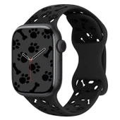 Apple Watch 10/11 42mm-38/40/41mm Kordon Kabartmalı Gonca Kiraz Silikon Band 2/3/4/5/6/se/7/8/9 thumbnail 11