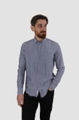 Erkek Pamuklu Relax Fit Yazlık Gömlek G5034-GRİ - 1