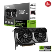 Asus RTX 5060 TI Dual OC Edition DUAL-RTX5060TI-O16G 128 Bit GDDR7 16 GB Ekran Kartı - 2