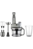Fakir Mr.chef Quadro Silver Stone 1000 W Blender Seti - Gri - 1