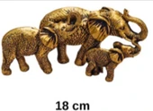 Büyük Polyester 3'lü Fil 30 cm - 2
