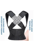 Kolonlu Kadın Erkek Dik Duruş, Kifoz Önleyici Sırt Korsesi (EX-91) - 4