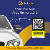Otolook Yeni Nesil Akıllı QR Araç Numaratör - 1