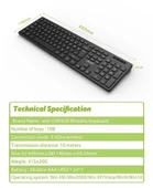 Acer OAK-920 Siyah Kablosuz Klavye 2.4Ghz Caps Lock (Smart Tv- Wifi) thumbnail 1