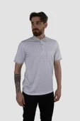 Erkek Polo Yaka Cepli Regular Fit Pamuklu Tişört 2514-BEJ - 1