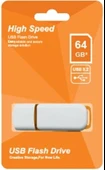 Elba 64GB Plastik Beyaz-Turuncu 3.2 USB Flash Bellek - 1
