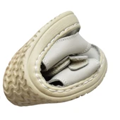 088 Topuk Jelli Tam Ortopedik Taban Hakiki Deri Erkek Sandalet Cırtlı Sandalet - 5