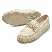 399 Rahat Taban Günlük Kadın Ayakkabı Kadın Laofer Ayakkabı Baklava Desenli thumbnail 9