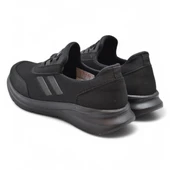 602 Hafif Esnek Ortopedik Taban Günlük Unisex Siyah Spor Ayakkabı Yazlık Bağcıksız Spor - 5