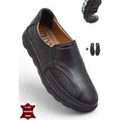 TAB5901 Tam Ortopedik Taban %100 Hakiki Deri Erkek Ayakkabı Hafif Eva Taban - 1