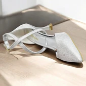 9825 Kadın Topuklu Ayakkabı 8 cm Abiye Düğün Nişan Kına Gecesi Ayakkabısı thumbnail 9