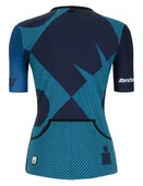 Santini Ironman Sleeved Tritop Kadın Triathlon Üst Forma 9I65SS00CUPIO Water thumbnail 3