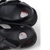 203 TAM ORTOPEDİK Hakiki Deri Kadın Sandalet Topuk Jel Taban Kadın Deri Sandalet thumbnail 5