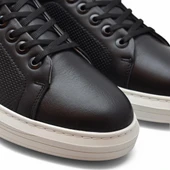 TAB500 Ortopedik Taban Hakiki Deri Erkek Ayakkabı Spor Deri Ayakkabı - 4