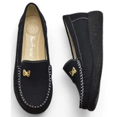 395D Rahat Taban Günlük Kadın Ayakkabı Babet Kadın Ayakkabı Kelebek - 3