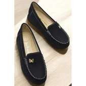 395D Rahat Taban Günlük Kadın Ayakkabı Babet Kadın Ayakkabı Kelebek - 6