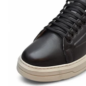 TAB616 Ortopedik Taban Hakiki Deri Erkek Ayakkabı Spor Deri Ayakkabı - 12