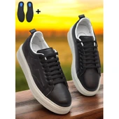 TAB616 Ortopedik Taban Hakiki Deri Erkek Ayakkabı Spor Deri Ayakkabı - 8