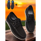 TAB2105 Ortopedik Taban Hakiki Deri Erkek Ayakkabı Günlük Erkek Tımbırlent Ayakkabı - 9