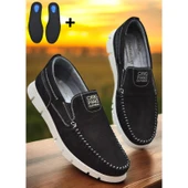 TAB2180 Ortopedik Taban Hakiki Deri Erkek Ayakkabı Günlük Erkek Tımbırlent Ayakkabı thumbnail 7