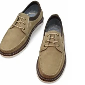 TAB2105 Ortopedik Taban Hakiki Deri Erkek Ayakkabı Günlük Erkek Tımbırlent Ayakkabı - 3