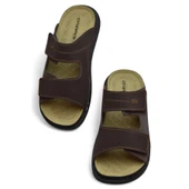 241115  Ortopedik Taban Erkek Terlik Erkek Cırtlı Terlik Sandalet - 2