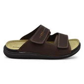 241115  Ortopedik Taban Erkek Terlik Erkek Cırtlı Terlik Sandalet - 3